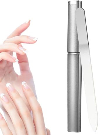 Per Unghie In Vetro Inciso In Vetro Professionale In Vetro Portatile In Vetro Per Pedicure Per Unghie Da Viaggio Per Unghie A Doppia Faccia Per Manicure In Vetro Lim