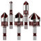 KEWAYO Set de 5 Fraises à Chanfreiner HSS 6,35 mm Embouts Coniques pour Éviers en Bois et Métal