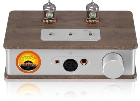 THYXGS Preamplificador De Alta Fidelidad para Audiófilos, Amplificador De Auriculares a Válvulas, con Puertos XLR, RCA, 4,4 Mm/6,35 Mm, Salida De 2000 MW, para Audio De Escritorio En Casa