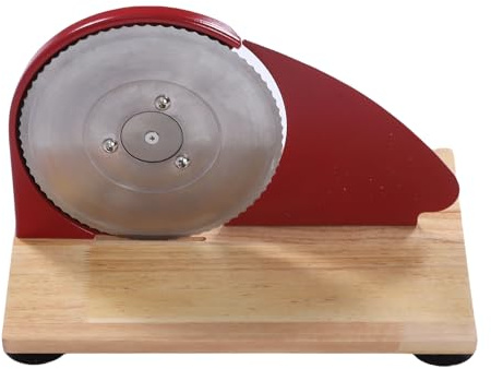 Aramox Máquina de Corte de Pan de Manivela a Mano, Precisión para Pan Casero, Cortador de Pan Fácil de Usar con Base de Madera