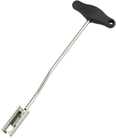 Riceel T-Griff Zündkerzen Stecker Abzieher, 30cm Zündkerzen Kabelabzieher 45 Stahl Zündkerzenschlüssel Zündspulen Abzieher Werkzeug für V/W Go/lf Polo V/AG