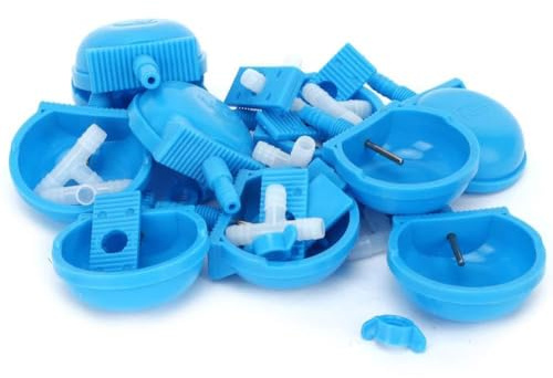 10 set bere bevitore di coniglio che alimenta le boccette agricole agricoli per la gabbia forniture per animali da roditori