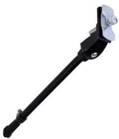 wueiooskj Höhenverstellbarer Fahrrad Seitenständer aus hochwertiger Aluminiumlegierung, einfache Montage, passend für 16 27 Zoll Räder, Ständer für Mountainbikes, Hinterradständer