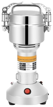 Molino De Harina Eléctrico 150 G, For Hierbas, Granos, Especias, Cereales, Portátil, 28000 R/min, Con 3 Cuchillas Molino Eficiente Esfuerzo(150g)