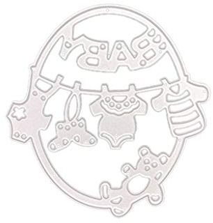 FNKDOR Stanzschablone Scrapbooking Stanzmaschine Prägeschablonen Stanzen Stanzformen Schablonen, Zubehör für Big Shot und andere Prägemaschine (D)