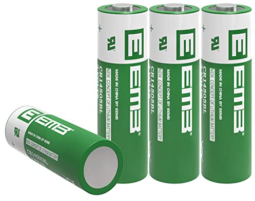 4X EEMB 3V CR AA Lithium Batterie CR 14505 1800 mAh Li-MnO2 Batteries Nicht wiederaufladbar