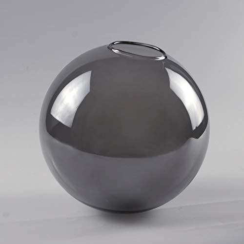 CBJKTX Paralume a sfera in vetro grigio fumo