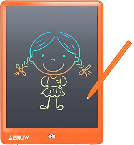 LCD Schreibtafel Spielzeug für Kinder,Bunte Zeichentablett Doodle Board Elektronische Zeichnung Tablet Zeichnung Pads,Geschenke für 3-8 Jährige Mädchen Jungen Zeichentafeln (orange_10zoll)