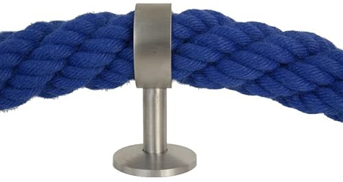 Gepotex Seilträger für 40 mm Handlaufseil/Treppenseil inkl. Stockschraube ohne Dübel, V2A Edelstahl