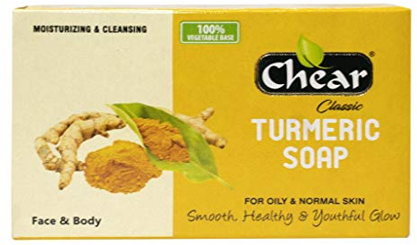 Chear Turmeric Soap Bar 150g - for oily & normal skin, face & body, antiseptic, glowing