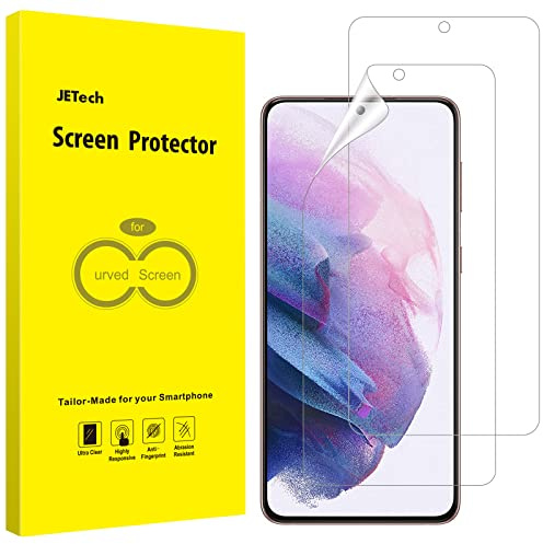JETech Schutzfolie Kompatibel mit Samsung Galaxy S21+ / S21 Plus 6,7 Zoll, HD Klarheit, Flexibler TPU Folie, 2 Stück