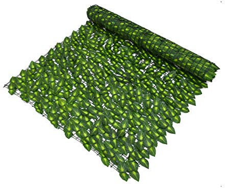 Pflanzen Sichtschutz Künstliche Efeu-Hecke Sichtschutz Zaun Garten Grün, UV-Projektions-Wanddekoration Für Outdoor-Dekoration