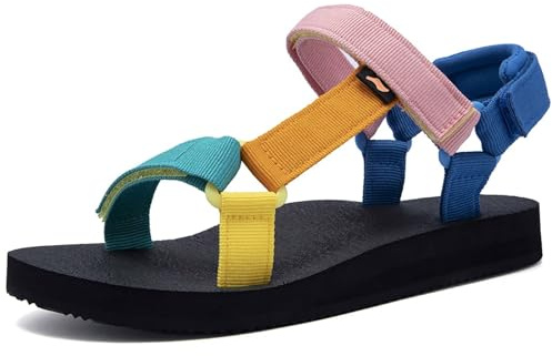YOCCI Women's Original Sport Sandals Hiking Sandals with Arch Support Yoga Mat Insole Light Weight Outdoor Water Shoes