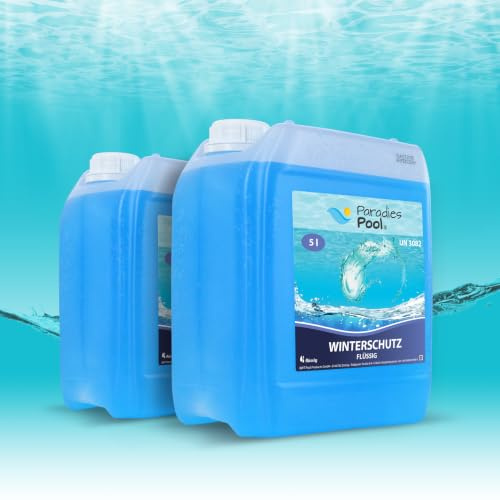 Paradies Pool Winterschutzmittel für Pool, 10 Liter Wintermittel, Überwinterungskonzentrat gegen Algen, schaumfrei, für Schwimmbecken