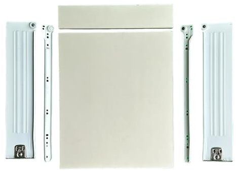 Panoroof Kitchen Unit Base Standard Drawer Box for 18mm Cabinets - Multiple Widths to Choose from - All 400mm Deep (Cream, 500mm)