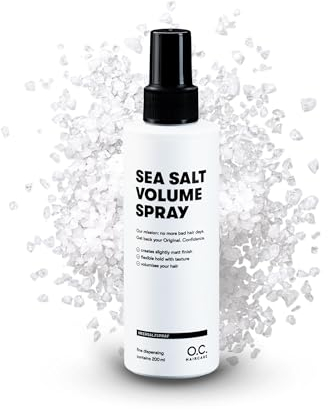 O.C. HAIRCARE Sea Salt Spray - 200ml Meersalz Spray für Haare - 30 Tage risikofrei testen - Volumen-Booster für ein volleres Haargefühl mit starkem Halt - 100% vegan & Made in Germany