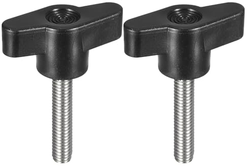 QUARKZMAN 2pz Manopola a Vite di Serraggio, M6 x 30mm in Acciaio Inossidabile 304 a Forma di T per Sostituire Rapidamente Manopola di Serraggio a Mano Viti con Impugnatura a T