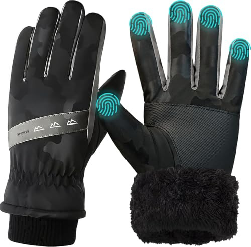 WUEAOA Beheizbare Handschuhe Damen, Beheizte Handschuhe Herren, Beheizbare Handschuhe Dünn, Handschuhe mit Heizung, Touchscreen, Alleine oder als Innenhandschuhe Tragbar