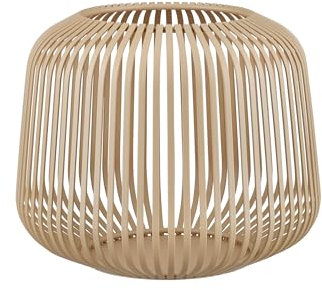 blomus Laterne Lito | Indian Tan | Windlicht aus Edelstahl | Kerzenhalter Braun | Größe S | 20L x 20B x 17H cm | Laterne Deko | Indoor Windlicht