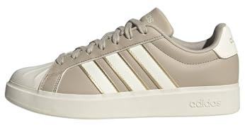 adidas Women's Streetalk, Wonder Beige/Off White/Gold Metallic, 8