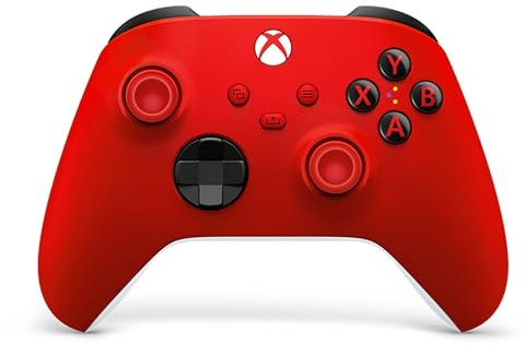 Xbox Wireless Controller – Pulse Red Series X|S, One, and Windows Devices