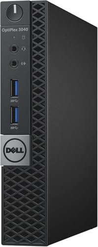Dell OptiPlex 3040 Micro | Intel Core i3-6100T 3.20GHz | 8GB DDR4 | SSD 128GB | Windows 11 Pro | Mini PC Desktop (Ricondizionato)