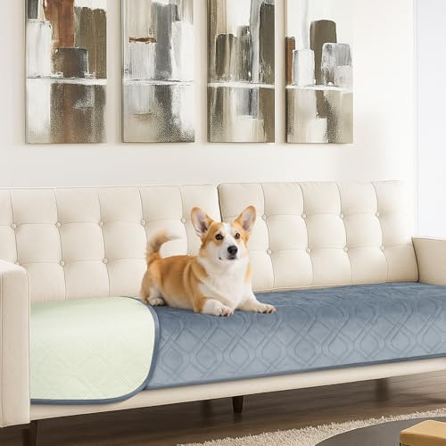 Luvore Sofabezug Sofa 76x190cm, rutschfeste Sofaschoner Saugfähige Oberfläche für Sofa Bett Auto Hunde Katzen