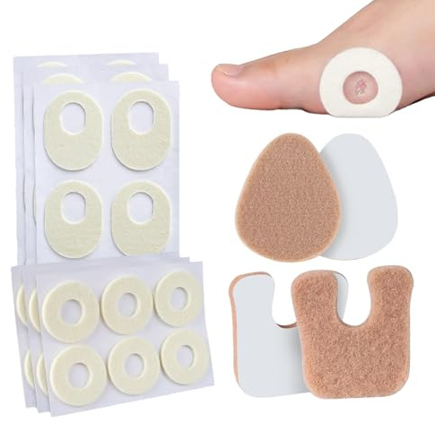 YNPQTDS Pansements Cors - Protections métatarsiennes -pied en feutre pour cors | Autocollants Anti-Frottement Protecteurs Podologiques pour Hommes Femmes Adolescents Adultes Marche Course Voyage Nuit