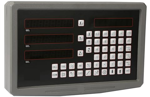 Cubierta de Metal de alta precisión, pantalla de lectura Digital Dro de 3 ejes for torno, fresadora, amoladora, cortadora de alambre para taladradora de torno