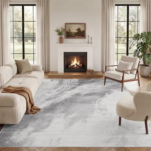 Vamcheer Alfombra de Salón 160 × 230 cm, Pelo Corto, Antideslizante Lavable