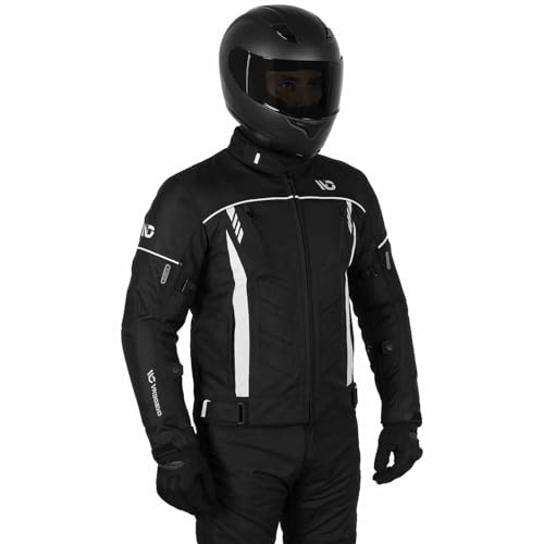 WMW WALI MOTO WEAR Motorrad Textil Kombi Wasserdicht Biker Jacke & Hose mit Protektoren CE zertifiziert Motorrad Kombi