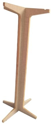Chime Stand Gong Target Stand Professional Wind Chime Wood Stand Holder for Meditation Tea Room Classroom Yoga Desktop- Style A