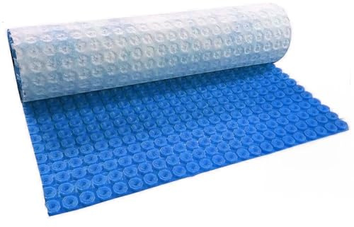 Nassboards Decoupling Membrane & Underfloor Heating Mat - Self-Adhesive Anti-Crack Cable Mat and Waterproof Membrane - Underlay for Loose Cable Heating, Easy to Install & Tile on Floors (20m x 1m)