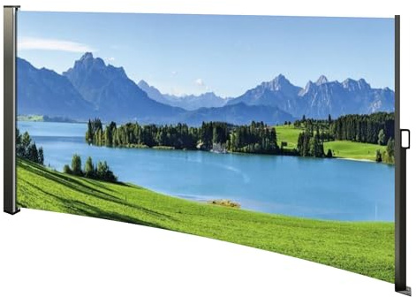 Seitenmarkise mit Fotodruck BERGE