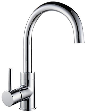 Tuganna Einhand Spültischarmatur Küchenarmatur Wasserhahn Mischbatterie 2406264 Chrom