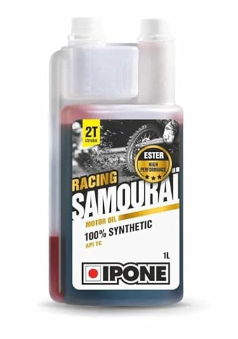 Aceite de motor lubricante mezcla iPhone Samourai Racing sintético 2T 1L