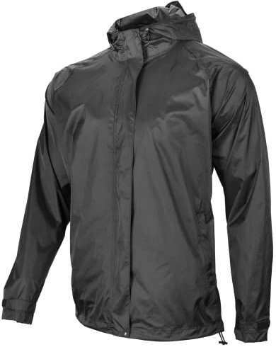 ROCKBROS Manteaux Imperméables Homme Veste de Pluie de Sport Pliable Coupe Vent pour Vélo Moto Camping Randonnée Portable Noir 4XL