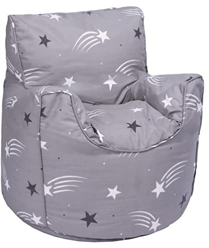 Ready Steady Bed Sessel für Kleinkinder, bequeme Möbel, sicherer weicher Sitz, Spielzimmersofa, Sitzsack mit ergonomischem Design (Fugace Stars)