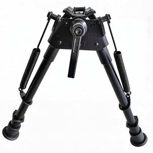 9-13″ Bipied Tactique de Tir Réglable en Hauteur Pivotant pour Carabine (tête articulée) avec POD-LOC sur Grenadière