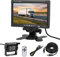 CICMOD Cámara de Marcha Atrás con 7'' TFT LCD Monitor 12-24 V Cámara de Visión Trasera 18 IR Conector de 4 Pine Universal para Camiónes Remolques Autobuses RV Caravanas