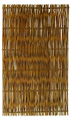 Weiden Sichtschutz, natur belassene Weidenruten, 180x120cm von bambussi