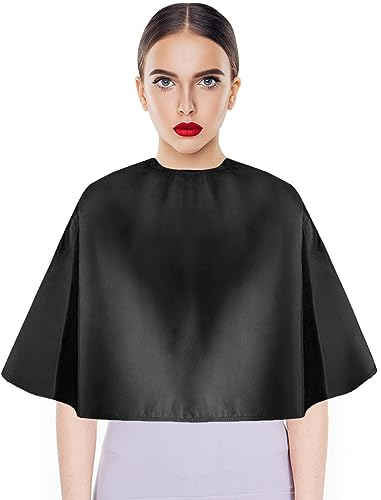 LOPHE Mantella Parrucchiere, Mantellina Taglio per Parrucchieri Regolabile Mantella Protettiva Mantella per Trucco Impermeabile, Parrucchiere Panno Grembiule per Domestico e Barbieri