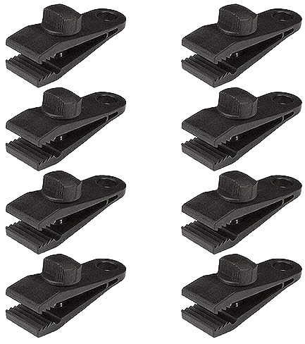 SJBAUTYO Planenclips,Zelte Clip,Tarp Clips,Große Plane Clips Lock,Hochleistungs-linoleumclip für Wohnwagen, Pavillon, Pool Planen, Markisen,Boot Abdeckplane(8 Pcs)