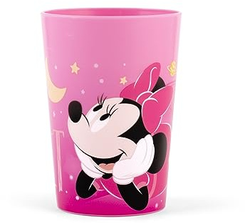 Lulabi Minnie Cosmo Becher aus Polypropylen, Rosa, 25,5 cl
