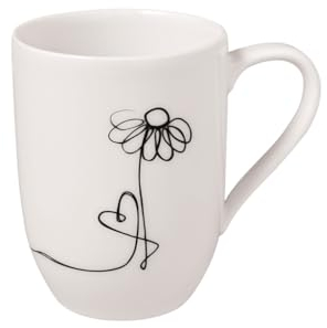 Villeroy & Boch – Statement Lines Mug Family, 280 ml, Premium Porcelain, White