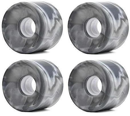Knadgbft Outdoor 84A Härte Keine Lager Gleitende Weiche Skate Board 4 Rollen für Surf Skateboard Longboard Grau