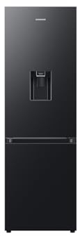 Samsung Series 6 Fridge Freezer, Features AI Energy Mode and SpaceMax™ Technology, Ice Dispenser, Black, Model: RB34C632EBN