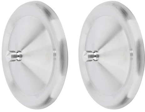 FRCOLOR Stainless Steel Cup Lids 2 Pcs Heat Resistant Mug Covers 8.5 Cm Diameter Keep Drinks Secure and Fresh