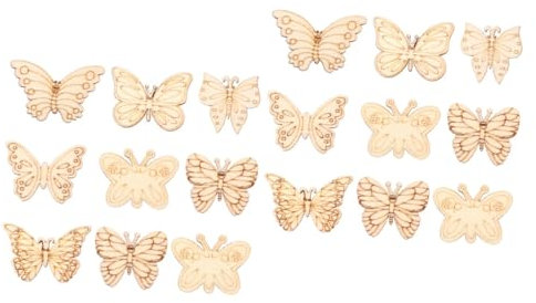 DIYEAH 200stücke Holzscheiben Natürliche Holzstückchen Für Bastelprojekte Für Scrapbooking Dekoration Und Kreative Handarbeiten