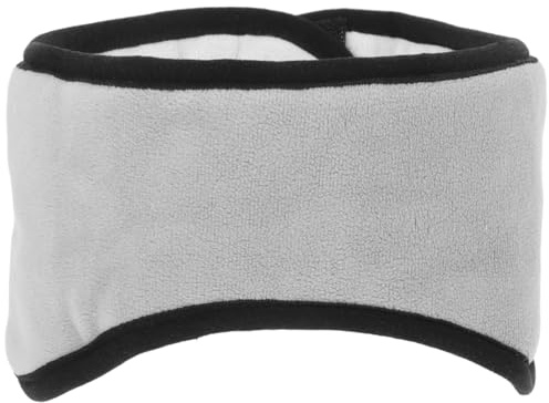 Healeved cache insonorisés oreille bandeau coton gris pour dormir hiver casque sommeil protection bruit
